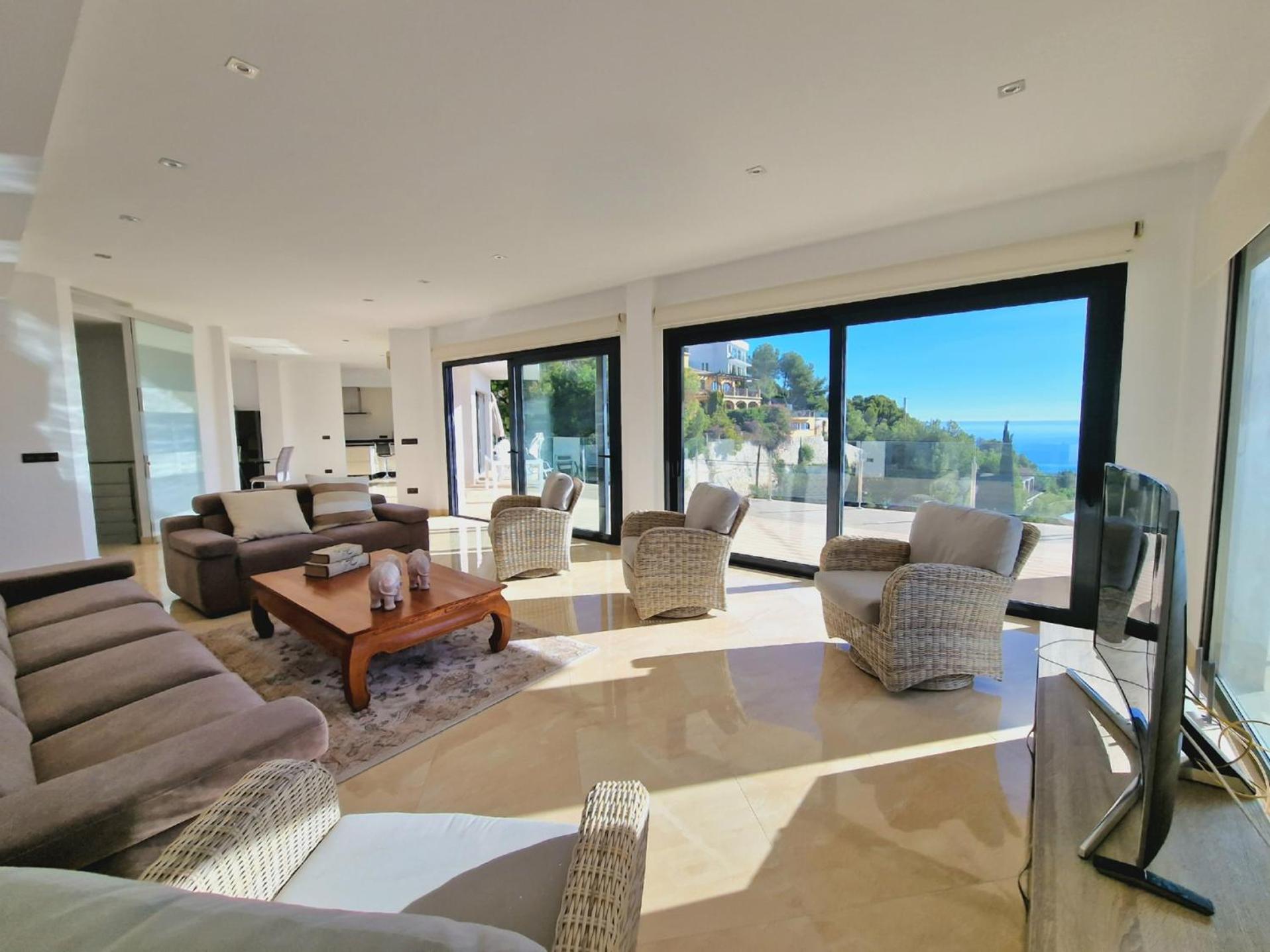 Villa Lujo Con Vistas Al Mar Villa Dulcinea By El Conserje, Cerca Del Puerto Y Sus Servicios Xabia Bagian luar foto