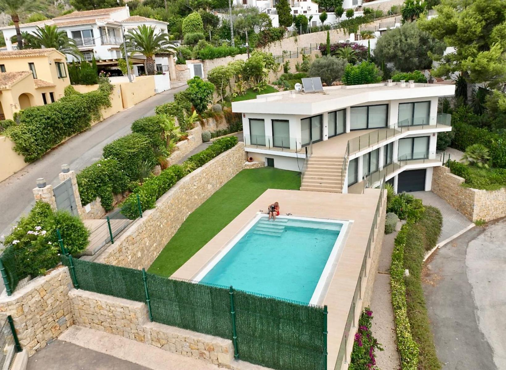 Villa Lujo Con Vistas Al Mar Villa Dulcinea By El Conserje, Cerca Del Puerto Y Sus Servicios Xabia Bagian luar foto